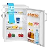 Bomann Kühlschrank ohne Gefrierfach mit 133L Nutzinhalt und 3 Ablagen | klein mit...