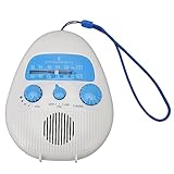 Wasserdichtes Duschradio, Spritzwassergeschütztes AM-FM-Radio mit Drehknopf für den...