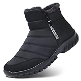 Winterstiefel Herren Winterschuhe Schneestiefel Warm Gefüttert Wanderschuhe...