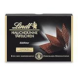 Lindt Schokolade Hauchdünne Täfelchen Edelbitter | 125 g | Hauchdünne Täfelchen aus...
