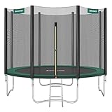 SONGMICS Trampolin Ø 305 cm, Gartentrampolin für Kinder mit Sicherheitsnetz,...
