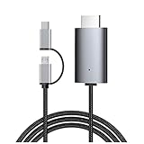 Kliplinc Micro-USB TYP C auf HD Kabel HDTV TV Digital AV Adapterkabel 1080P f¨¹r I Phone...