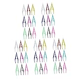 Ciieeo 50 Stücke Kunststoff Pinzette Charms Pinzette Make-Up Pinzette Kinder Erwachsene...
