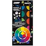 Lamy Deckfarbkasten aquaplus black mit 12 Farben - ideal für den...