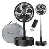 Marchpower Standventilator mit Fernbedienung, leise Ventilator 92cm Tragetasche...