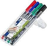 STAEDTLER permanenter Universalstift Lumocolor, wisch- und wasserfest, sekundenschnell...