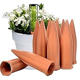 B SEPOR 10er-Set Keramik XL-Bewässerungs-Tonkegel für Glas- und PET-Flaschen,...