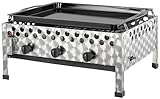 tepro Gasgrill Wurstbräter mit Grillpfanne, 3 Edelstahl-Brenner je circa 4 kW,...