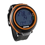 Mares Puck 4 Tauchcomputer - Luft und Nitrox, Farbe:orange