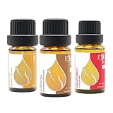 3er Set „Frische Harmonie“: Bio-Ätherische Öle | Grapefruit (15 ml) + Ingwer (5 ml)...