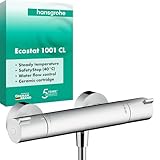 hansgrohe Ecostat 1001 CL - Duschthermostat Aufputz, Duscharmatur mit Sicherheitssperre...