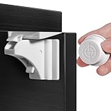 Mexgcom Magnetisches Schrankschloss, Kindersicherung Schrank 12 Schlösser + 3 Schlüssel,...