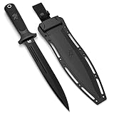 ODENWOLF W Catcher - Großes Jagdmesser aus D2-Stahl - Großes Feststehendes...