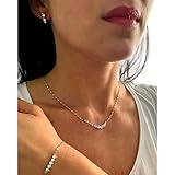 ONDEGO® 3er Set ZART SILBER Strass Schmuck Kette Schmuckset Armband Hochzeit...