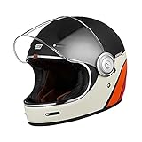 ORIGINE Full Face Integral Motorradhelm Vintage Retro Style Fiberglas Crash Helm...