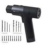 HOTO Akku-Bohrschrauber, 12V Bohrmaschinen-Set, Bürstenlos, LED-Anzeige, 2 Modi,...