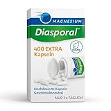 Magnesium-Diasporal 400 EXTRA Kapseln | Hochdosierte 400 mg Magnesium Kapseln | Vegan,...
