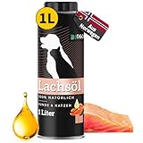 D&O Nature Products Lachsöl Hunde 1L, Lachsöl Katze mit Omega 3 & 6, norwegisches Lachs...