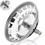 Universal Siebkörbchen Spüle 82mm, Verdickter Rostfreies Edelstahl...