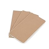 Wanderings Notizbuch Einlagen - 21cm x 11cm - Punktiertes Papier - 3er Set - Journal...