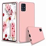 NiaCoCo Schutzhülle kompatibel mit Samsung Galaxy A51, stoßfest, sehr dünn, flüssiges...