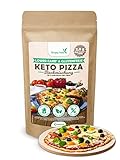 Simply Keto Lower Carb* & Keto Pizza Backmischung - Für 2x Pizza oder 1x Pizzablech - Nur...