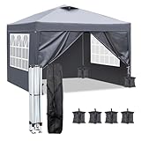LEADZM Pavillon 3x3m,Pop-up...