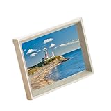 Epinki Bilderrahmen Blau Grau, Picture Frame Horizontal & Vertikal, Rechteck Posterrahmen...