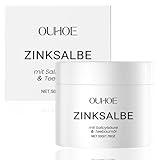 Zinksalbe Gegen Pickel,Pickel Creme,Zinksalbe Gesicht,Zugsalbe Pickel,mit Teebaumöl &...
