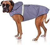 Bella & Balu Hunderegenmantel - Wasserdichter Hundemantel mit Kapuze und Reflektoren für...