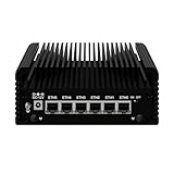 ROUAFWIT Micro Firewall N100 12TH Gen Fanless Mini PC, DDR5 8GB RAM 128GB SSD Router...