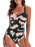 Durio Badeanzug Damen Badeanzüge Einteilige Bauchweg Bademode Swimsuit One...