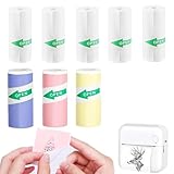 8 Rollen Mini Drucker Sticker Sofortdruck Thermopapier inkless notes Printer Thermodrucker...