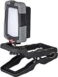 Brennenstuhl klemmbarer LED Arbeitsstrahler CL 1050 MA (10W, 950lm, IP65, Akku LED...