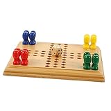TOYANDONA 1 Set Mini-Ludo-Schachspielzeug Für Kinder Lernspielzeug Tragbares Fliegendes...