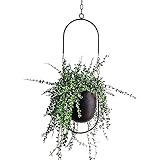 Hängende Dekoration Topf Metall Boho Hängekorb Decke Hängende Pflanzer für...
