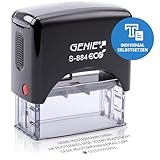 GENIE S-884 ECO Stempel Set mit Stempelkissen | Adressstempel | Automatikstempel |...