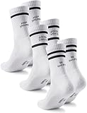Occulto Damen & Herren Statement Tennis Socken 3er Pack (Modell: Leo) Happy...