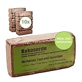 yayago Humuserde I Kokoserde für Pflanzen 10 x 650g I Erde aus Kokosfasern I...