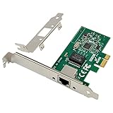 PCIe Gigabit Netzwerkkarte 1000M PCI Express Ethernet Adapter mit Intel I210AT...