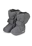 Sterntaler Jungen Baby sko Stiefel, Grau(Anthrazit Melange), 19/20 EU