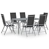 Yolola Gartenmöbel Set Alu Sitzgruppe Garten Essgruppe 6 Personen Gartenmöbel...