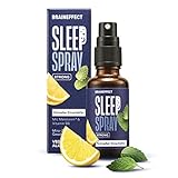 BRAINEFFECT SLEEP SPRAY [Strong] - Extra starkes Melatonin Einschlafspray [30ml],...
