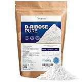 D-Ribose Pulver - 320 g - 80 Tagesportionen mit 4 g (2,6 Monate Vorrat) - Natürlich aus...