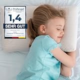 KNERST® Kinderkopfkissen - Ergonomisches Kissen Kinderzimmer mit Memory-Schaum - Kissen...