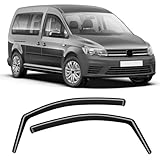 GEARMONSTER Windabweiser für VW Caddy 2005-2018 Autofenster Regenschutz Regenabweiser...
