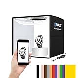 PULUZ Fotostudio Lichtbox 25cm Lichtzelte Fotografie klein Light Box Tragbare...