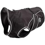 HUNTER Hundemantel UPPSALA SOFTSHELL, Farbe: schwarz, sportliches Design, wasser- und...