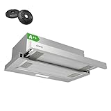 CIARRA AWS6906D A++ Flachschirmhaube Dunstabzugshaube 60 cm Umluft 370 m³/h mit CBCF002X2...