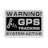 Autoalarm-Aufkleber – 10-teiliges Anti-Diebstahl-GPS-Tracking-Aufkleberset,...